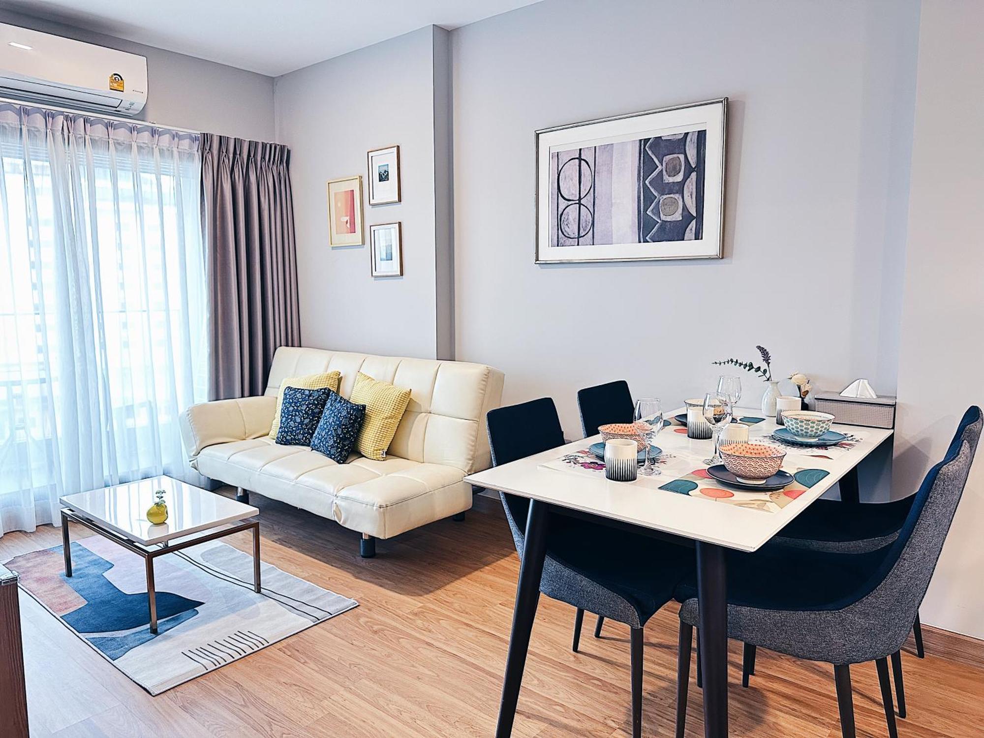 New & Cozy 2 Bedroom @ The Astra Sky River Chiang Mai Exterior photo